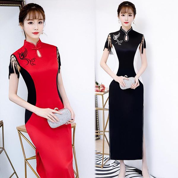 ethnic clothing oriental chinese women qipao cheongsam dress elegant hollow out sleeve tunic purl style dresses vestido, Red
ethnic clothing oriental chinese women qipao cheongsam dress elegant hollow out sleeve tunic purl style dresses vestido, Red