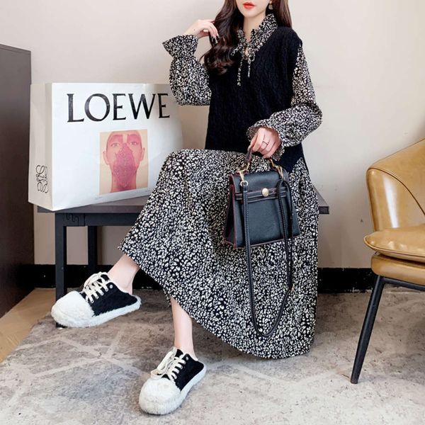 floral chiffon drs women's suit 2020 autumn loose thin medium and long vt two piece set, White;black
floral chiffon drs women's suit 2020 autumn loose thin medium and long vt two piece set, White;black
