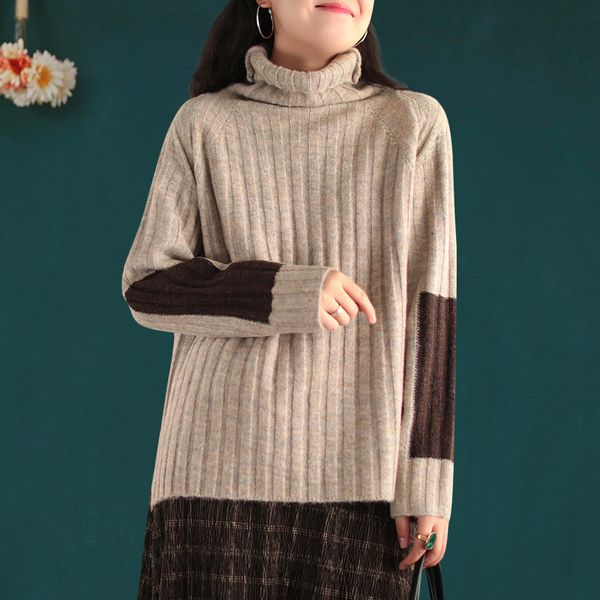 lamtrip personalized brief turtleneck warm pullover sweaters women casual elegant h1211, White;black
lamtrip personalized brief turtleneck warm pullover sweaters women casual elegant h1211, White;black