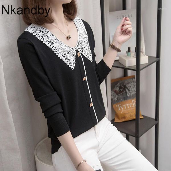 plus size v-neck knitted sweaters women 2020 autumn embroidery hollow out collar lady pullover jumpers oversize korean knit 1, White;black
plus size v-neck knitted sweaters women 2020 autumn embroidery hollow out collar lady pullover jumpers oversize korean knit 1, White;black