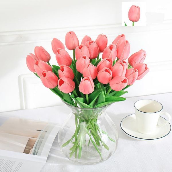 decorative flowers & wreaths 5/10/20pcs artificial vivid tulips pu colored home decor gift wrapping bridal bouquet wedding party fake fleurs
decorative flowers & wreaths 5/10/20pcs artificial vivid tulips pu colored home decor gift wrapping bridal bouquet wedding party fake fleurs