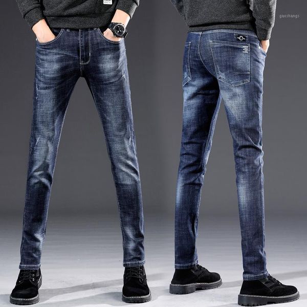 2019 spring new casual slim fit jeans men classic stretch skinny mid waist straight pants plus size1, Blue
2019 spring new casual slim fit jeans men classic stretch skinny mid waist straight pants plus size1, Blue