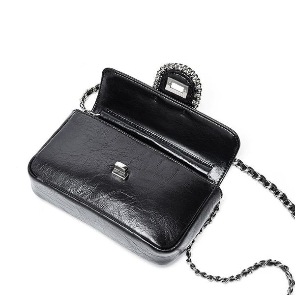 chain leather small square bag ladies fashion design oblique cross bag lady new temperament casual wild black shoulder bag gift 1152
chain leather small square bag ladies fashion design oblique cross bag lady new temperament casual wild black shoulder bag gift 1152