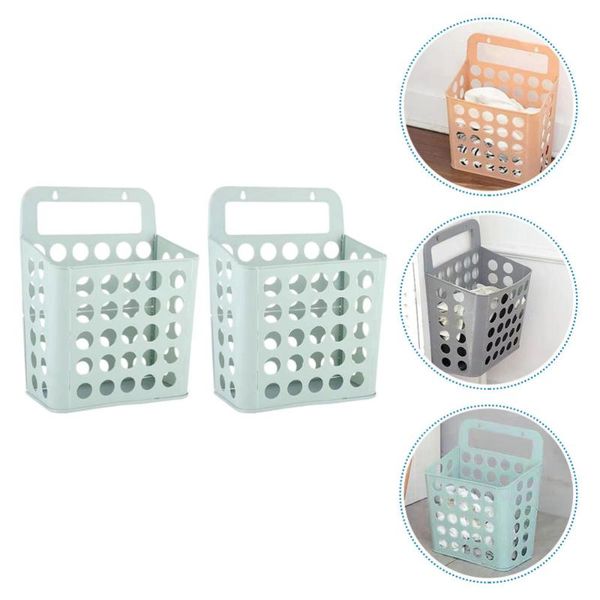 2pcs foldable dirty clothes basket punching basket (random color)
2pcs foldable dirty clothes basket punching basket (random color)