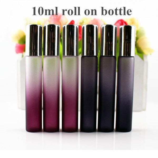 50pcs/lot 10ml roll on glass bottle black / purple thin glass roll-on vials 10cc essential oil roller perfumes sampl qylcel
50pcs/lot 10ml roll on glass bottle black / purple thin glass roll-on vials 10cc essential oil roller perfumes sampl qylcel
