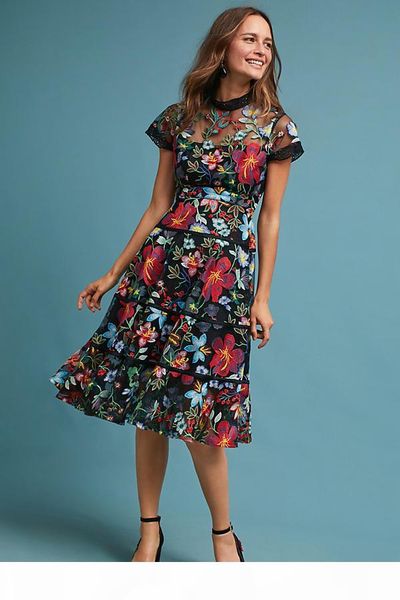 flower embroidery lace runway dress women dresses 2019 summer party dress robe de soiree longue short sleeve casual party long dresses, Black;gray
flower embroidery lace runway dress women dresses 2019 summer party dress robe de soiree longue short sleeve casual party long dresses, Black;gray