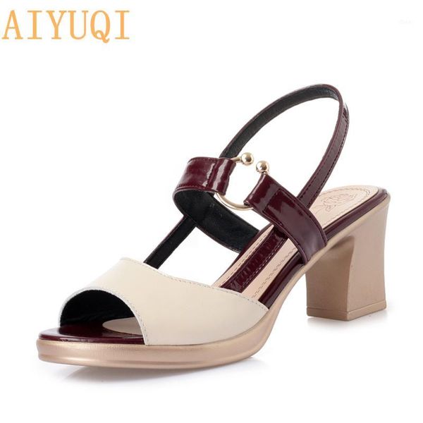aiyuqi women high heel sandals 2020 new genuine leather women summer sandals mixed color women's non-slip1, Black
aiyuqi women high heel sandals 2020 new genuine leather women summer sandals mixed color women's non-slip1, Black