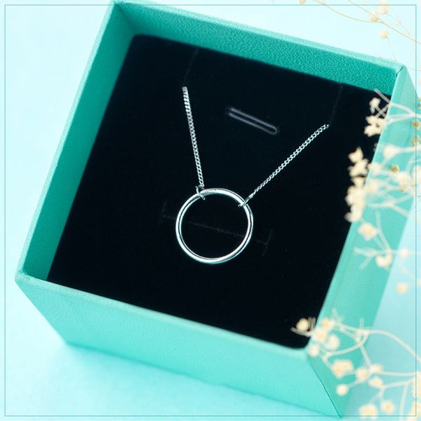 modian classic sterling silver 925 minimalism round circle pendant for women adjustable necklace fine jewelry gift q1219, Golden;silver
modian classic sterling silver 925 minimalism round circle pendant for women adjustable necklace fine jewelry gift q1219, Golden;silver