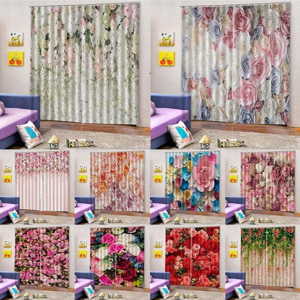 2 panel charming floral printed blackout window curtains bath drapes with hooks and rings for living room home, 59x65 inch
2 panel charming floral printed blackout window curtains bath drapes with hooks and rings for living room home, 59x65 inch