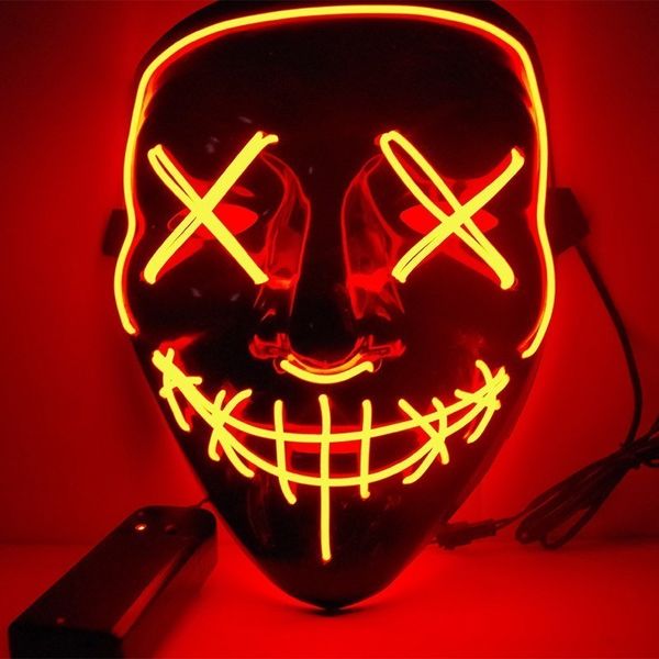 mask led luminous carnival party horror halloween masks the purge election year funny masks festival cosplay costume supplies glow in dark
mask led luminous carnival party horror halloween masks the purge election year funny masks festival cosplay costume supplies glow in dark