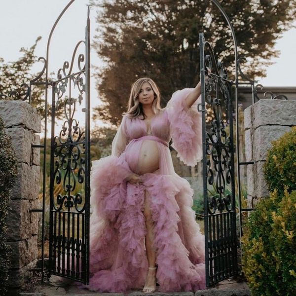 vintage maternity shoot pink evening dresses ruffles robe de soiree long kimono sheer sleeves evening formal dress puffy robe, Black;red
vintage maternity shoot pink evening dresses ruffles robe de soiree long kimono sheer sleeves evening formal dress puffy robe, Black;red