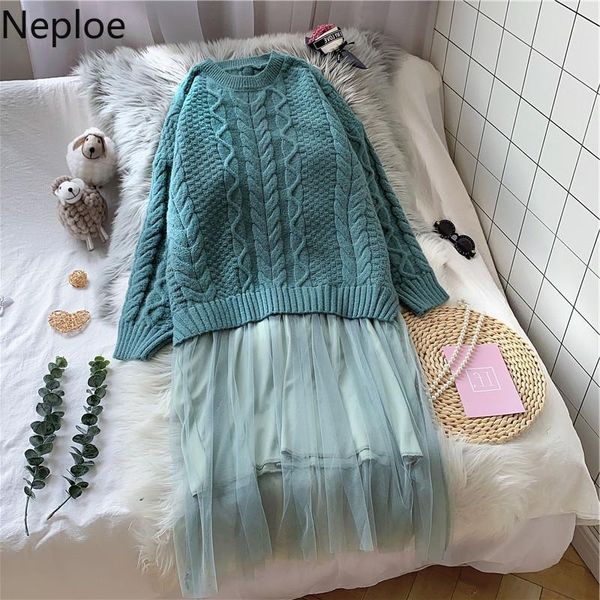 casual dresses neploe fake two piece knitted vestidos 2021 preppy style mesh twist patchwork dress women korean fashion 1h714, Black;gray
casual dresses neploe fake two piece knitted vestidos 2021 preppy style mesh twist patchwork dress women korean fashion 1h714, Black;gray