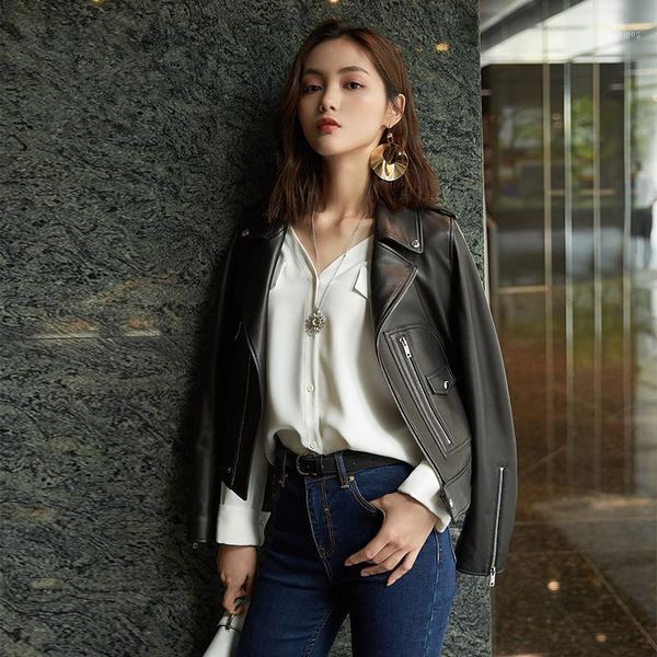 geniune leather jacket women sheepskin leather bomber jacket spring autumn streetwear chaqueta 2020 a400158 mf4281, Black
geniune leather jacket women sheepskin leather bomber jacket spring autumn streetwear chaqueta 2020 a400158 mf4281, Black
