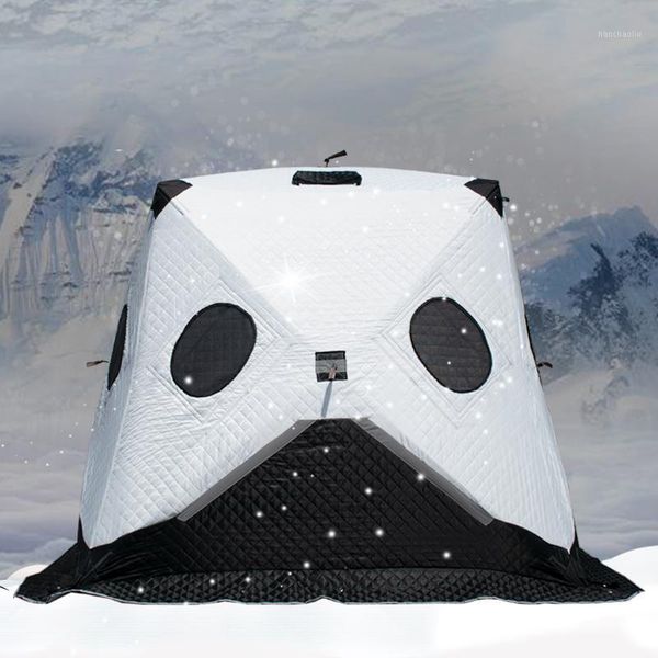 tents and shelters ultralarge quick opening winter ice fishing tent 3-4 person three layer thickened warm cotton camping tourist 200x200x175
tents and shelters ultralarge quick opening winter ice fishing tent 3-4 person three layer thickened warm cotton camping tourist 200x200x175