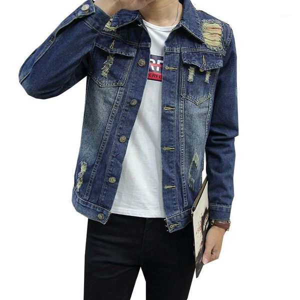 wholesale 2020 spring autumn casual washing teenagers ripped hole men's denim jacket male youth restoring cowboy streetwear coat1, Black;brown
wholesale 2020 spring autumn casual washing teenagers ripped hole men's denim jacket male youth restoring cowboy streetwear coat1, Black;brown