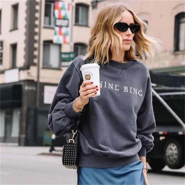 letter embroidered sweatshirt women autumn winter puff sleeve o neck cotton pullover casual vintage street style hoodie 201216, Black
letter embroidered sweatshirt women autumn winter puff sleeve o neck cotton pullover casual vintage street style hoodie 201216, Black