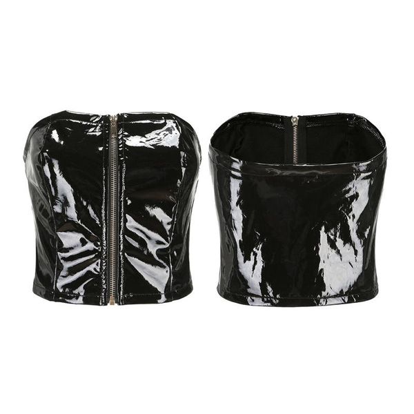 bras sets womens fashion leather tube camis wet look bustier zipper strapless exotic tanks crop clubwear, Red;black
bras sets womens fashion leather tube camis wet look bustier zipper strapless exotic tanks crop clubwear, Red;black