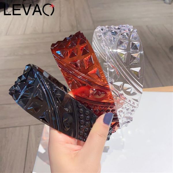 levao new fashionable translucent acrylic hair band headband pineapple embossed pattern bezel turban women girls hair accessory
levao new fashionable translucent acrylic hair band headband pineapple embossed pattern bezel turban women girls hair accessory