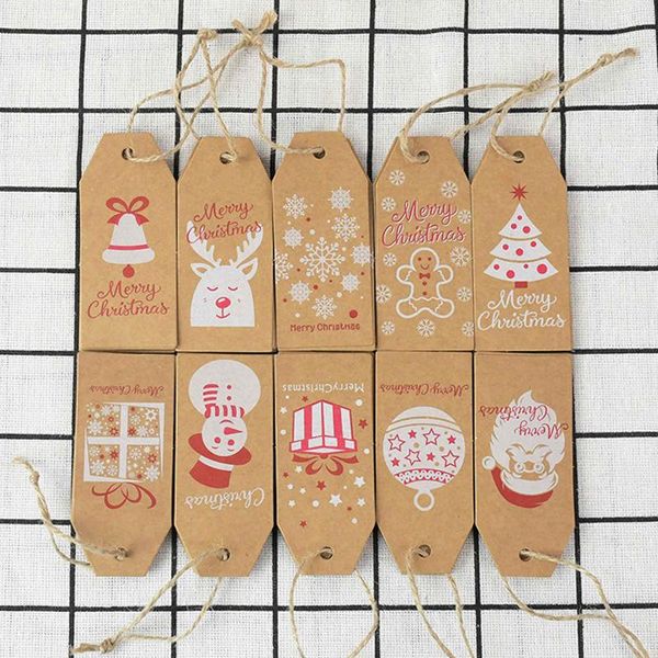 100pcs merry christmas kraft paper tags gift label diy hang tags with rope christmas gifts decor xmas new year natal supplies wmtsno
100pcs merry christmas kraft paper tags gift label diy hang tags with rope christmas gifts decor xmas new year natal supplies wmtsno