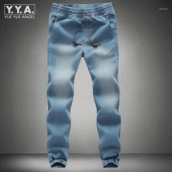 men's jeans summer mens denim drawstring waist slim fit joggers trousers full length pants washed sweatpants loose casual motor jeans1, Blue
men's jeans summer mens denim drawstring waist slim fit joggers trousers full length pants washed sweatpants loose casual motor jeans1, Blue