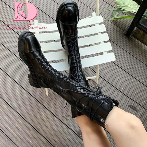 boots fashion ladies chunky heels knee high zipper cross tied motorcycle women 2021 casaul street cool shoes woman, Black
boots fashion ladies chunky heels knee high zipper cross tied motorcycle women 2021 casaul street cool shoes woman, Black
