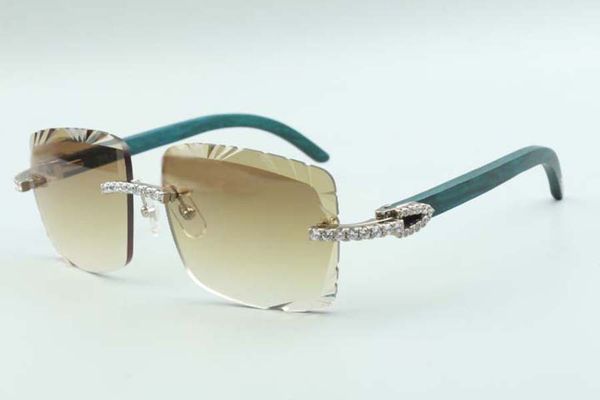 2021 cutting lens endless diamonds sunglasses 3524020, teal wooden temples glasses, size: 58-18-135mm, White;black
2021 cutting lens endless diamonds sunglasses 3524020, teal wooden temples glasses, size: 58-18-135mm, White;black
