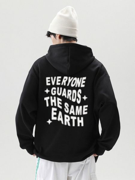 men slogan graphic sweatshirt w3ot#, Black
men slogan graphic sweatshirt w3ot#, Black