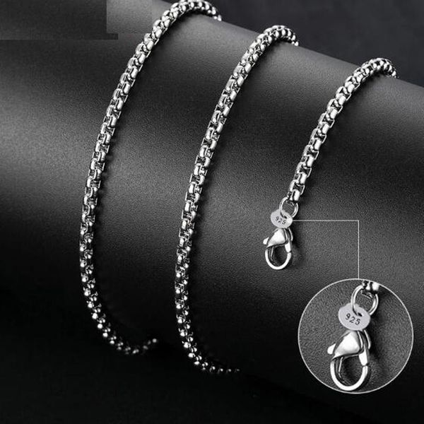 meekcat 925 sterling silver 5mm 18/20/24 inch round box chain necklace for woman man fashion wedding engagement jewelry gift
meekcat 925 sterling silver 5mm 18/20/24 inch round box chain necklace for woman man fashion wedding engagement jewelry gift