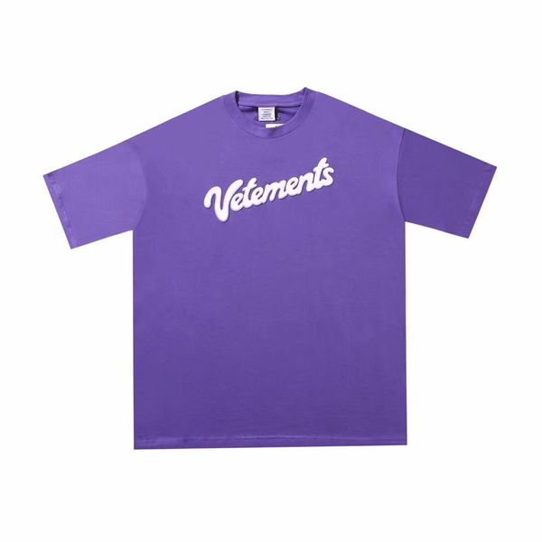 summer mens designer t shirts women 20ss vtm purple letter logo loose fashion brand high street short sleeve casual, White;black
summer mens designer t shirts women 20ss vtm purple letter logo loose fashion brand high street short sleeve casual, White;black
