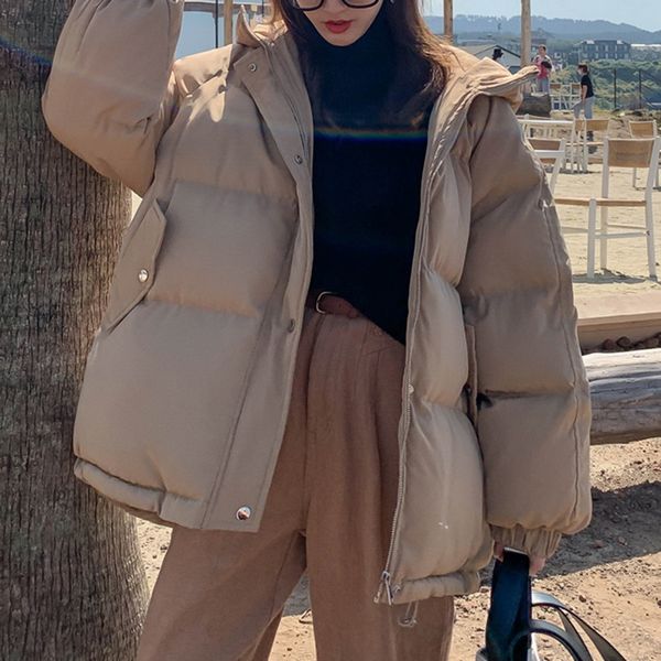 cysincos women's winters coats 2021 hooded winter bomber jackets women thick quited cotton parka fashion oversize loose jacket, Black
cysincos women's winters coats 2021 hooded winter bomber jackets women thick quited cotton parka fashion oversize loose jacket, Black