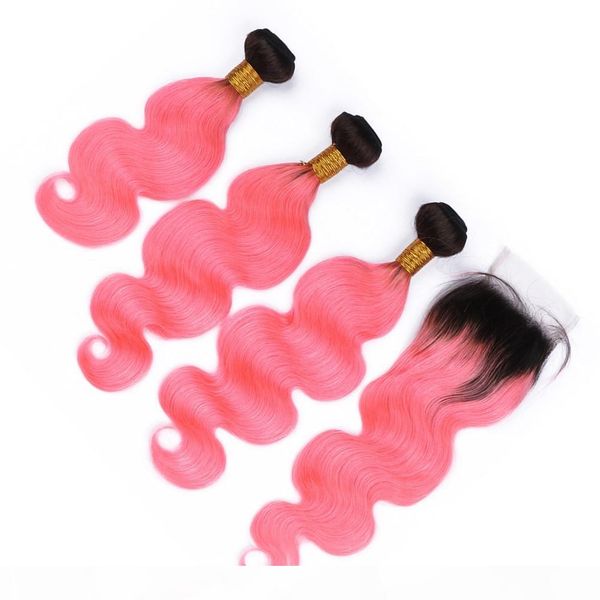 ombre pink colored peruvian virgin human hair wedts with closure body wave #1b pink ombre human hair weave 3bundles with 4x4 lace closure, Black;brown
ombre pink colored peruvian virgin human hair wedts with closure body wave #1b pink ombre human hair weave 3bundles with 4x4 lace closure, Black;brown
