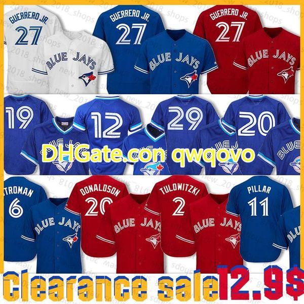 27 vladimir guerrero jr jersey 19 jose bautista 29 joe carter 12 roberto alomar 20 josh donaldson 6 marcus stroman 11 kevin pillar baseball, Blue;black
27 vladimir guerrero jr jersey 19 jose bautista 29 joe carter 12 roberto alomar 20 josh donaldson 6 marcus stroman 11 kevin pillar baseball, Blue;black