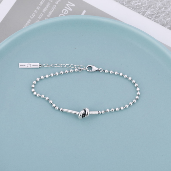 korean version of the new knotted bracelet simple and versatile retro casual style round bead bracelet women, Black
korean version of the new knotted bracelet simple and versatile retro casual style round bead bracelet women, Black