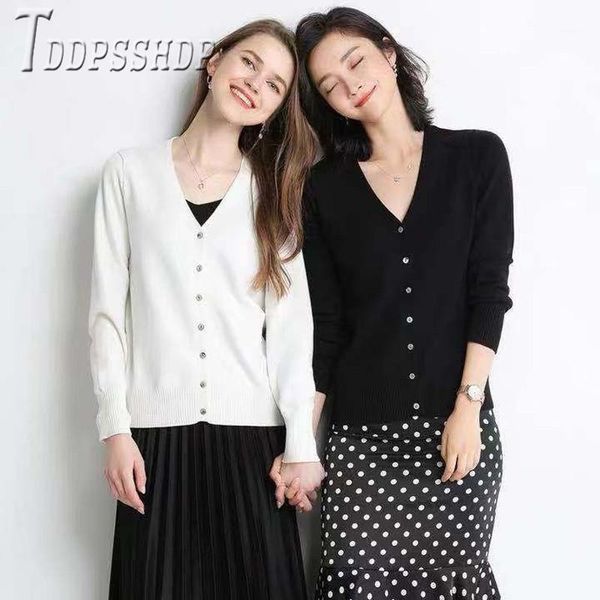 2020 new knitting korean plus size air conditioning women sweater v neck female sweaters1, White
2020 new knitting korean plus size air conditioning women sweater v neck female sweaters1, White