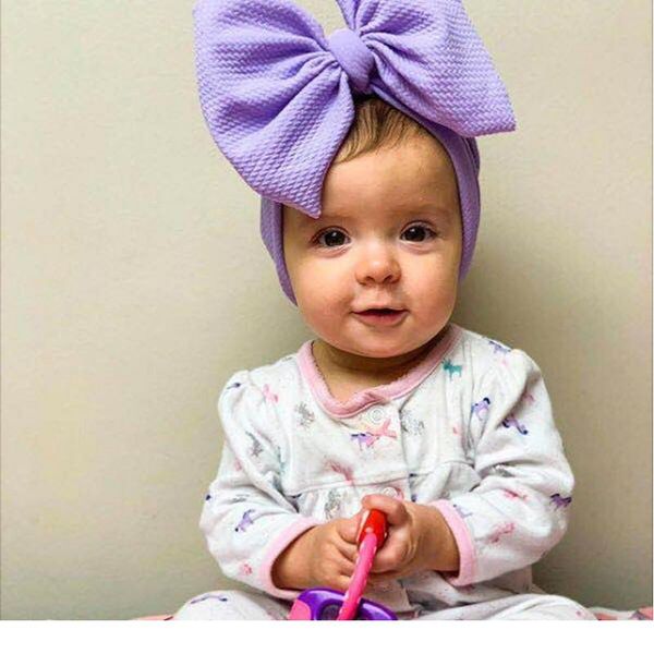 1pcs solid cotton big bow hat baby kids headbands soft comfortable cat turban children hair acc qylkvo, Yellow 
1pcs solid cotton big bow hat baby kids headbands soft comfortable cat turban children hair acc qylkvo, Yellow