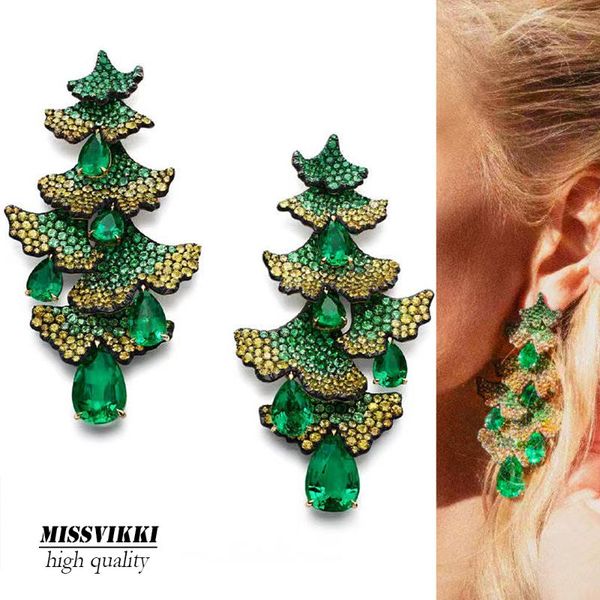missvikki luxury personality noble christmas tree shiny earrings jewelry female decoration drop earring boucle d'oreille 2021, Silver
missvikki luxury personality noble christmas tree shiny earrings jewelry female decoration drop earring boucle d'oreille 2021, Silver
