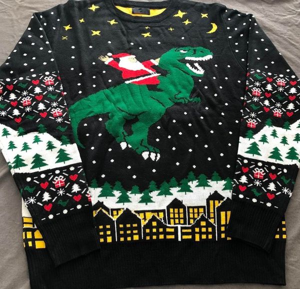 couple loose custom sweater knitted christmas pattern jumper pullover designer christmas casual sweater for autumn winter, White;black
couple loose custom sweater knitted christmas pattern jumper pullover designer christmas casual sweater for autumn winter, White;black