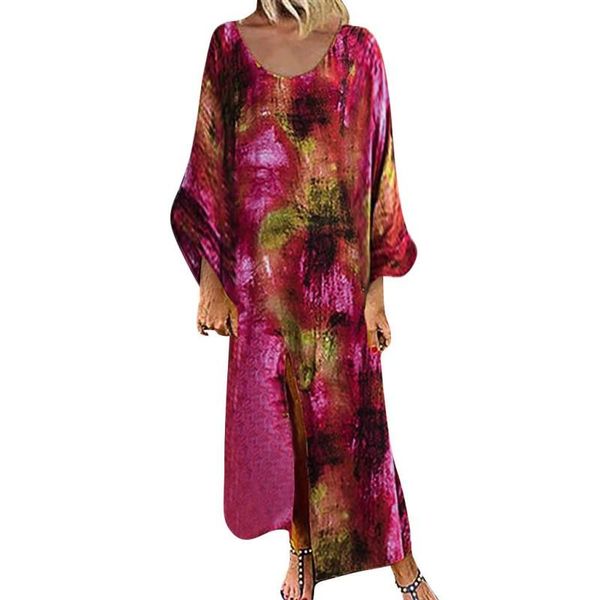 casual dresses autumn cotton linen sundress women vintage printed long dress female o neck sleeve loose vestido kaftan, Black;gray
casual dresses autumn cotton linen sundress women vintage printed long dress female o neck sleeve loose vestido kaftan, Black;gray