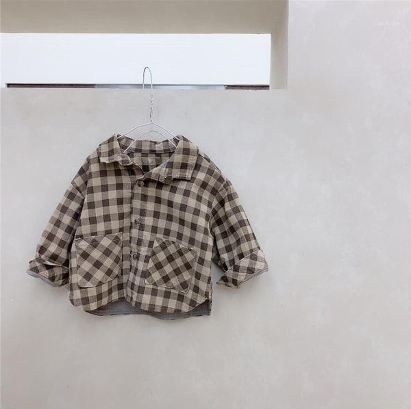 2021 new arrival girls boys plaid coat spring cotton full sleeve fashion kids jacket 1-6 years qs2991, Blue;gray
2021 new arrival girls boys plaid coat spring cotton full sleeve fashion kids jacket 1-6 years qs2991, Blue;gray