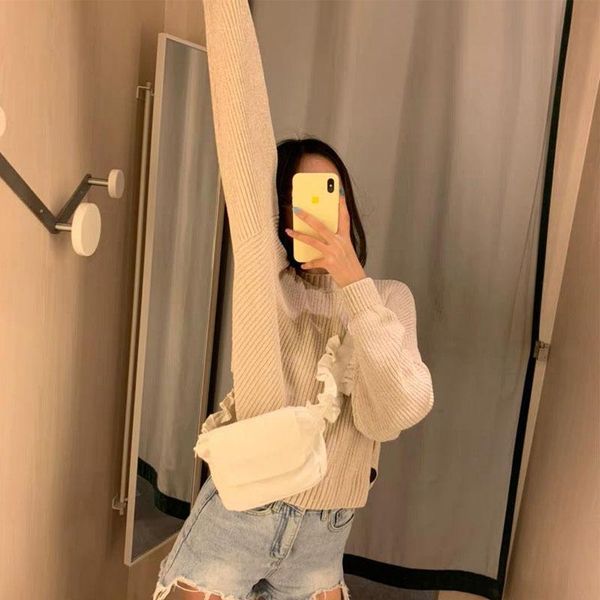 shoulder bags 2021 summer practical concave shape in one girl's small fresh lotus leaf single crossbody bag
shoulder bags 2021 summer practical concave shape in one girl's small fresh lotus leaf single crossbody bag