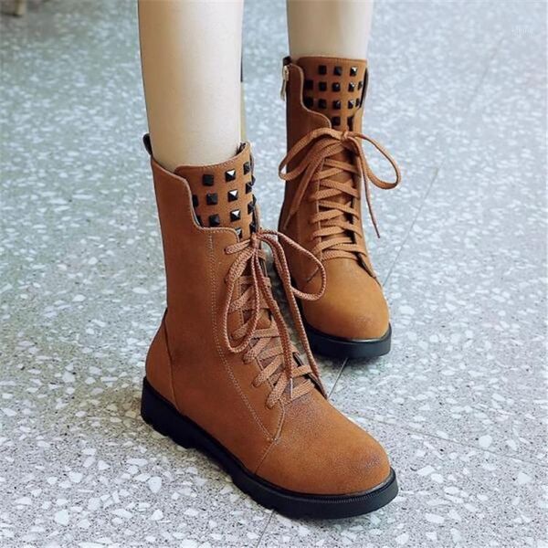 pxelena western cowboy rivet combat ankle boots female shoes lade up motorcycle biker riding boots women 34-431, Black
pxelena western cowboy rivet combat ankle boots female shoes lade up motorcycle biker riding boots women 34-431, Black