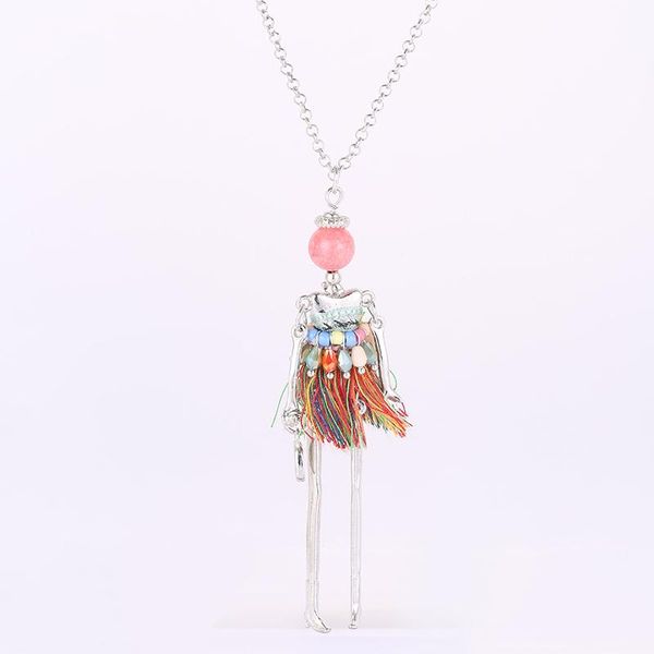 pendant necklaces 2021 long chains bohemia dress french doll necklace and choker crystal charm jewelry women statement collar, Silver
pendant necklaces 2021 long chains bohemia dress french doll necklace and choker crystal charm jewelry women statement collar, Silver