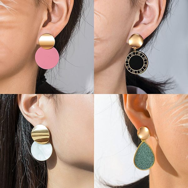npkds new korean statement round earrings for women geometric gold shell fluff dangle drop earrings brincos 2020 fashion jewelry, Golden
npkds new korean statement round earrings for women geometric gold shell fluff dangle drop earrings brincos 2020 fashion jewelry, Golden