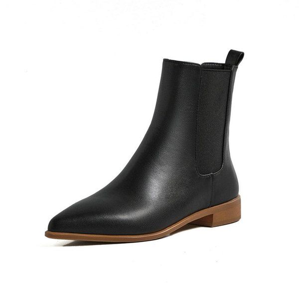 2020 new arrival thick low heels boots elegant women genuine leather ankle boots pumps autumn party working shoes woman, Black
2020 new arrival thick low heels boots elegant women genuine leather ankle boots pumps autumn party working shoes woman, Black