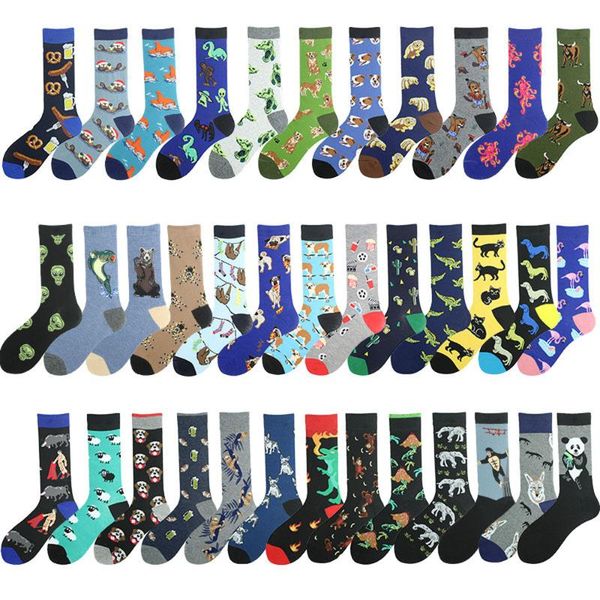 men's socks winter animal men harajuku cotton long printed cute cartoon funny bear dog panda creative fashion happy, Black
men's socks winter animal men harajuku cotton long printed cute cartoon funny bear dog panda creative fashion happy, Black