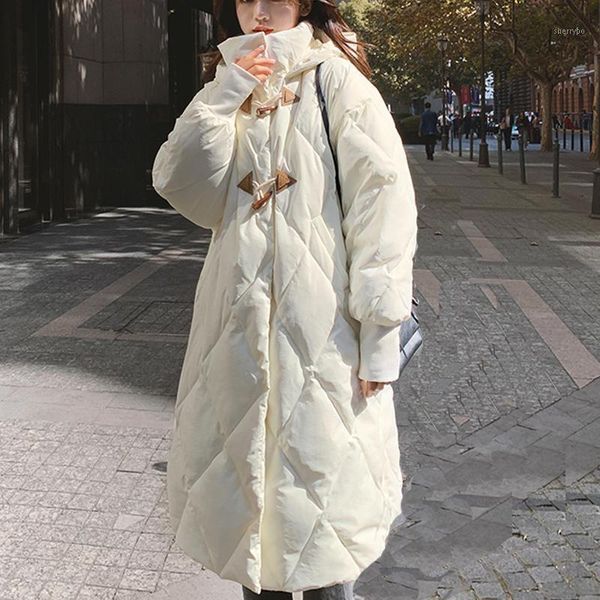 winter down parkas coat fashion hooded female long outerwear fashionable loose over the knee cotton padded jacket 20211, Black
winter down parkas coat fashion hooded female long outerwear fashionable loose over the knee cotton padded jacket 20211, Black