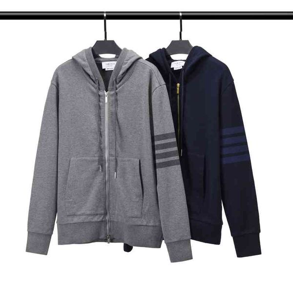 designer brand thom 22ss browne new tb zipper hoodies jacket yarn dyed sweater for men and women korean casual primer, Black
designer brand thom 22ss browne new tb zipper hoodies jacket yarn dyed sweater for men and women korean casual primer, Black