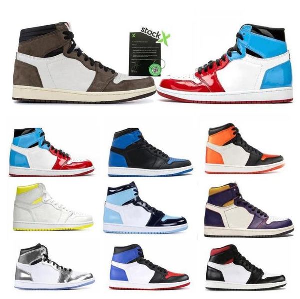 2021 mens 1s high og basketball shoes jumpman 1 royal toe obsidian unc patent pine green fearless tie dye men women trainers sports sneakers 
2021 mens 1s high og basketball shoes jumpman 1 royal toe obsidian unc patent pine green fearless tie dye men women trainers sports sneakers