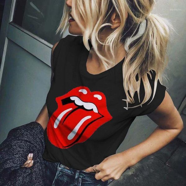 plus size women's casual lips tongue print round collar short sleeve summer t shirt female graphic cute tee clothes1, White
plus size women's casual lips tongue print round collar short sleeve summer t shirt female graphic cute tee clothes1, White
