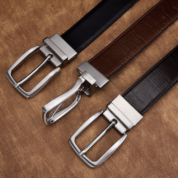 reversible belts for men genuine leather for male formal belt black brown navy blue 201123
reversible belts for men genuine leather for male formal belt black brown navy blue 201123